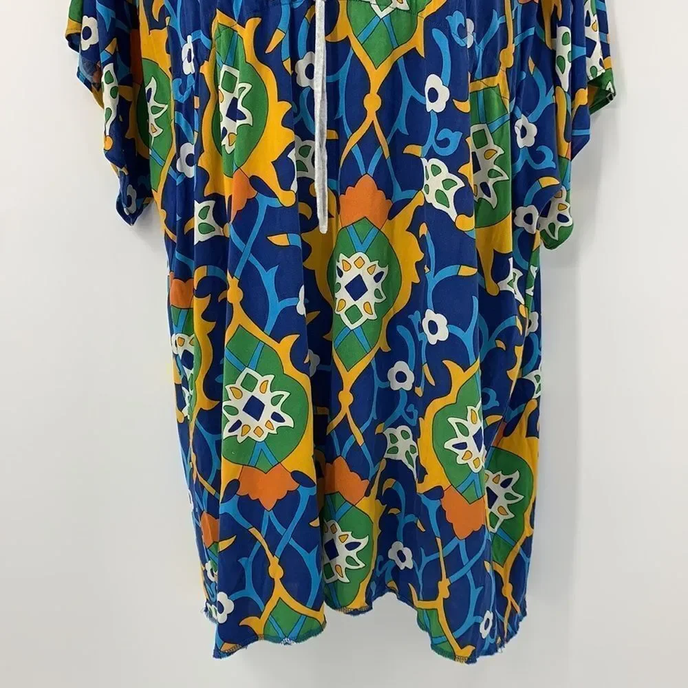 Nieves Lavi Kaftan Swim Cover Up Sz XS‎
